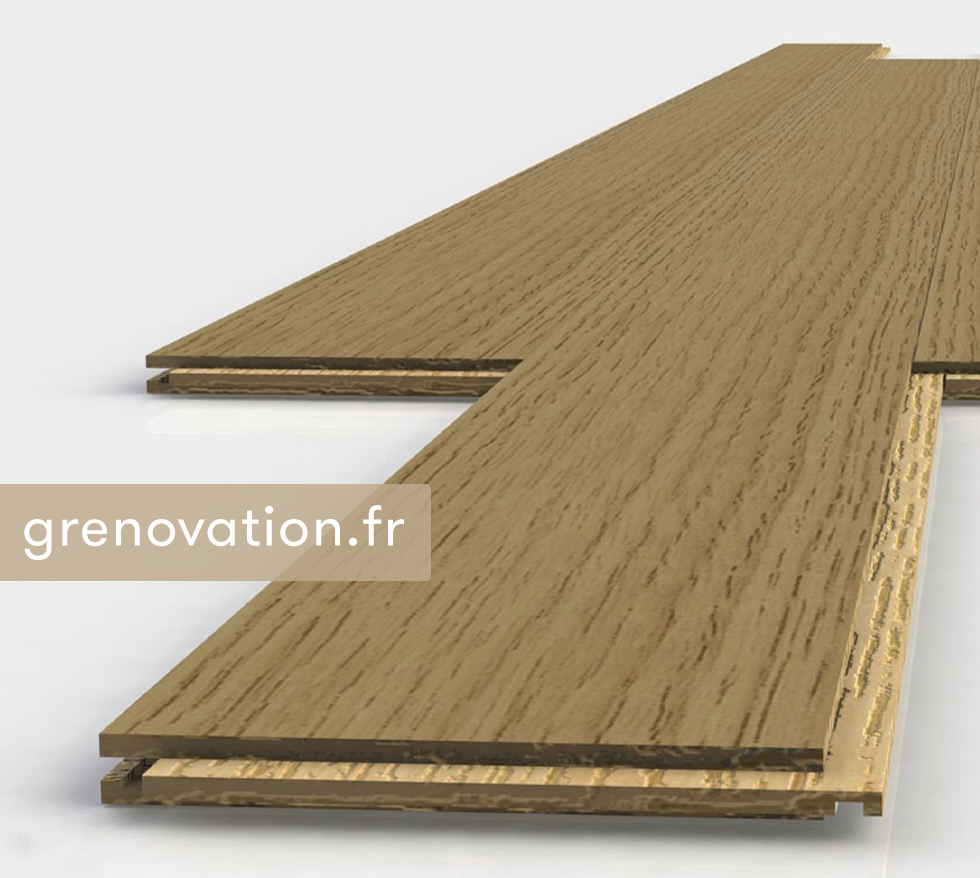 parquet contrecollé - installation