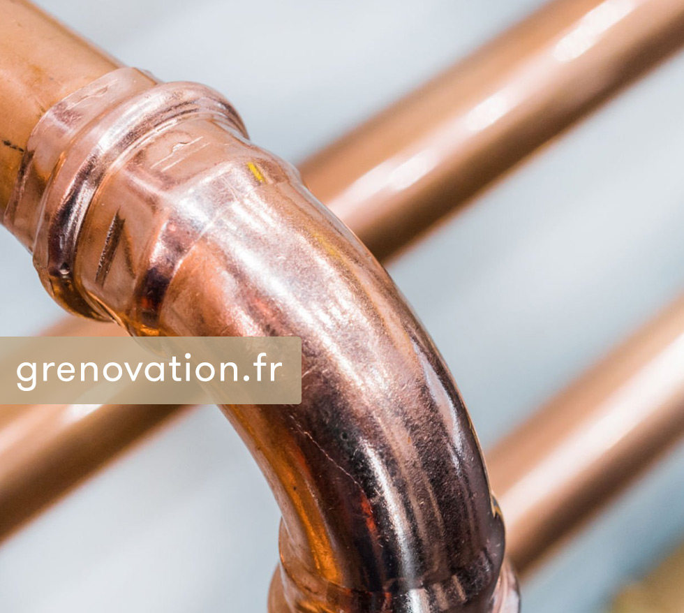 Réalisation de plomberie en cuivre