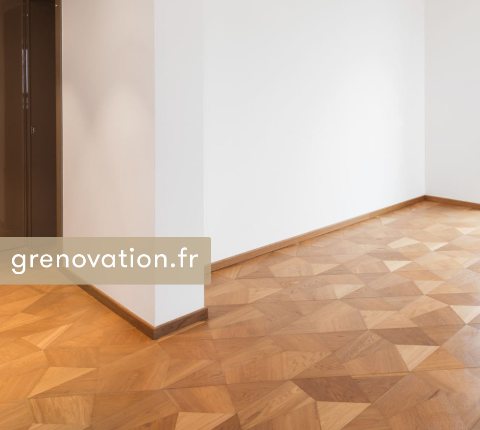 Installation d'un parquet design - appartement parisien